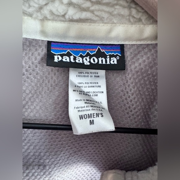 Patagonia Women's Retro-X Vest Sz: Medium Oatmeal/Off white Vintage 90's - Picture 8 of 8
